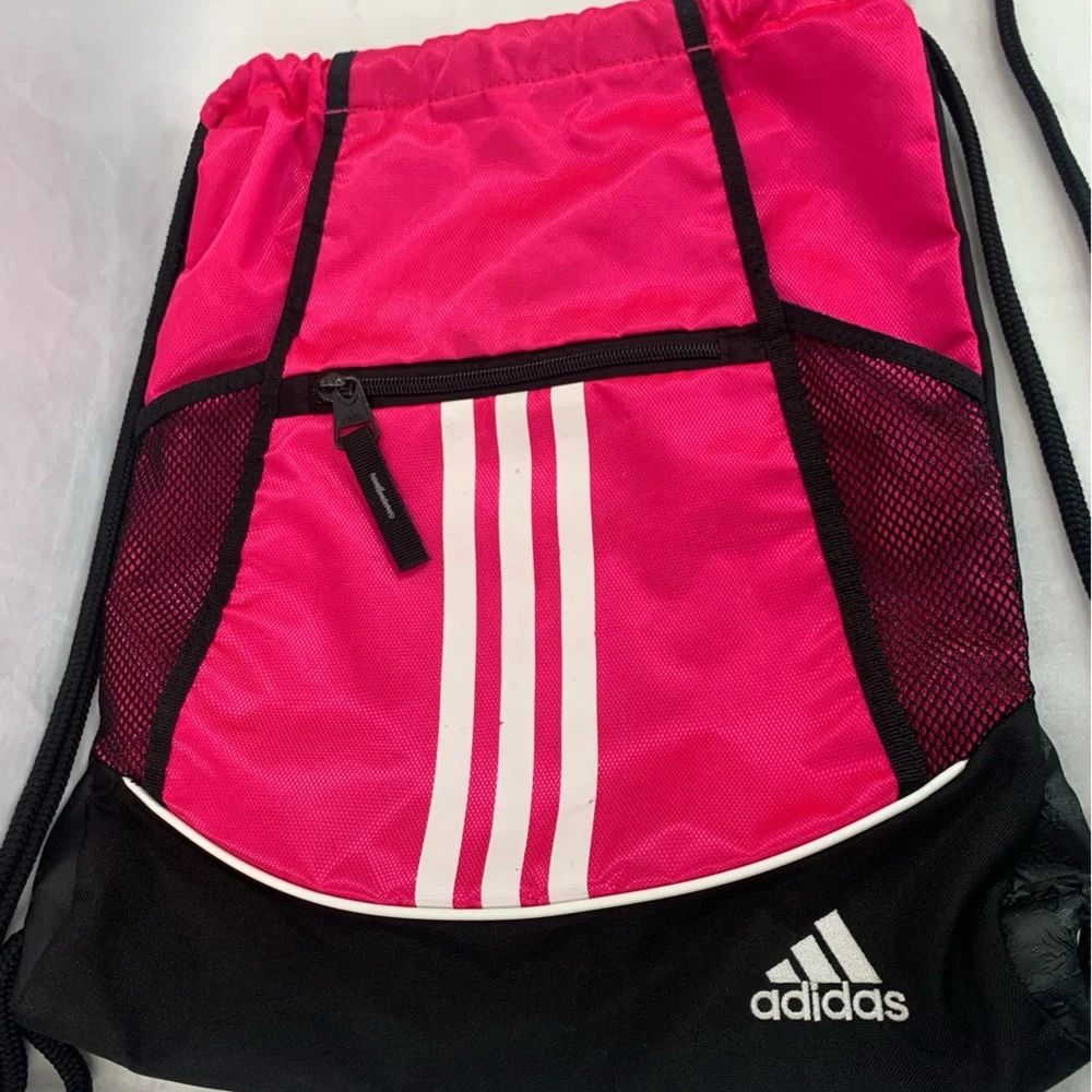 Adidas‎ Alliance II Sackpack Sling Backpack School College Sport Alliance Pink